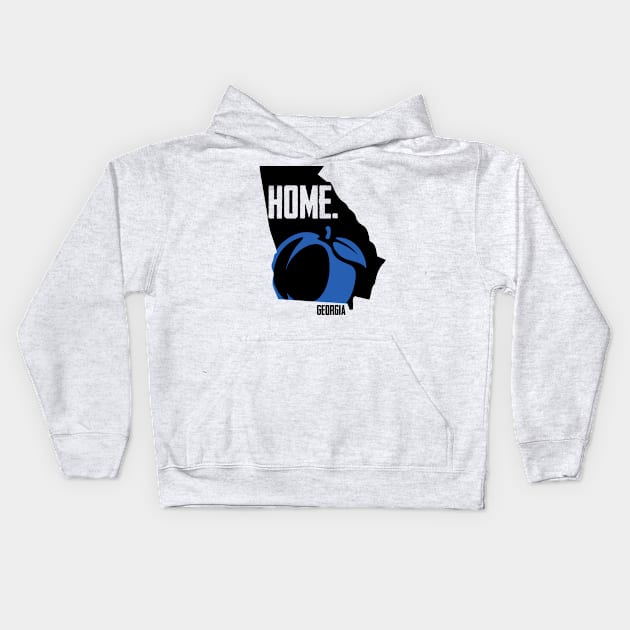 Georgia is My Home Light Kids Hoodie by EJTees